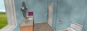 bathroom - watercolor view