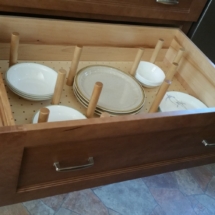 Pegged Plate Drawer