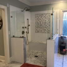 walk-in shower