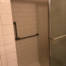 old cramped shower