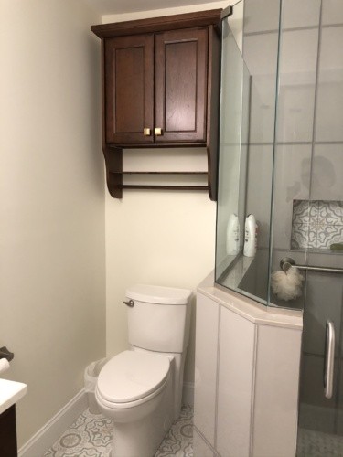 vanity wall cabinet over commode