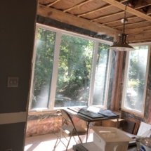 Before - small breakfast nook
