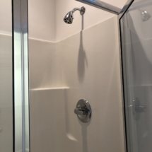 old fiberglass shower insert