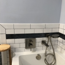 Tub with hand shower