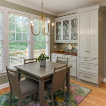 Glass-front cabinets