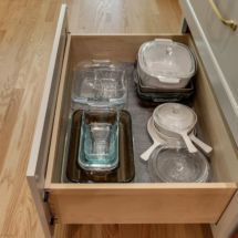 Deep drawer storage